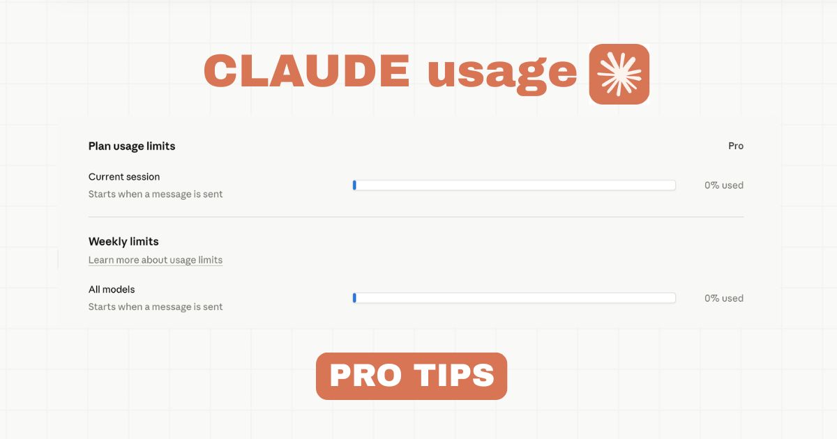 Hitting Claude's usage limits after just a few messages? Here are 10 practical ways to stretch your Claude Pro plan further and get more done without constantly running into the wall.
