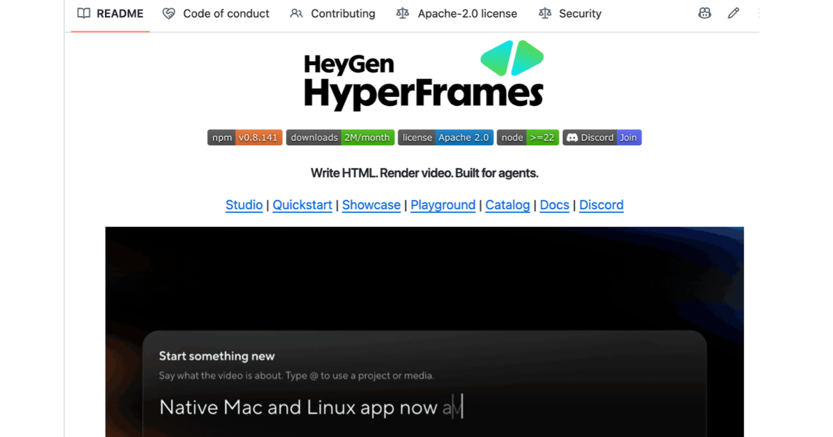 Make product demos, explainers and promo videos with Claude Code and HyperFrames, the open-source video framework that's free to use. Setup, the two mistakes to avoid, and 3 copy-paste prompts.