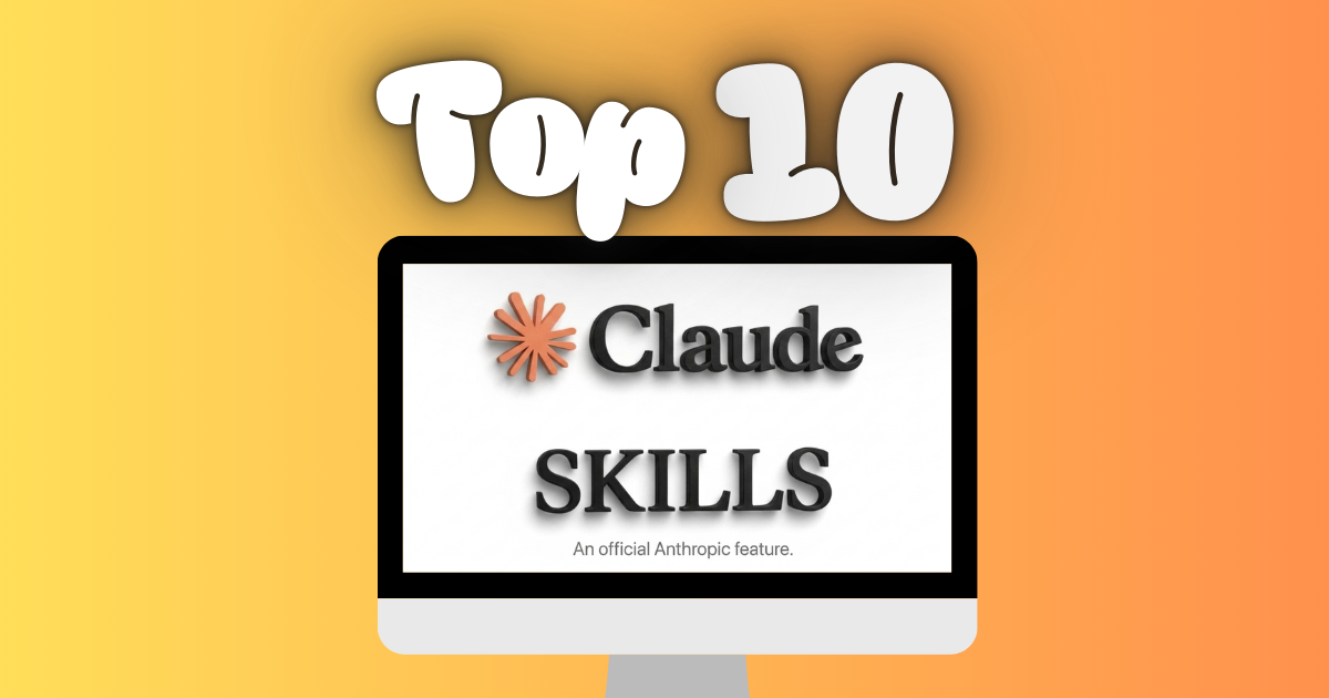 With Claude Skills you can build websites, create AI videos, generate LinkedIn posts, and so much more — all from a single prompt. Here are the 10 best skills to install right now.